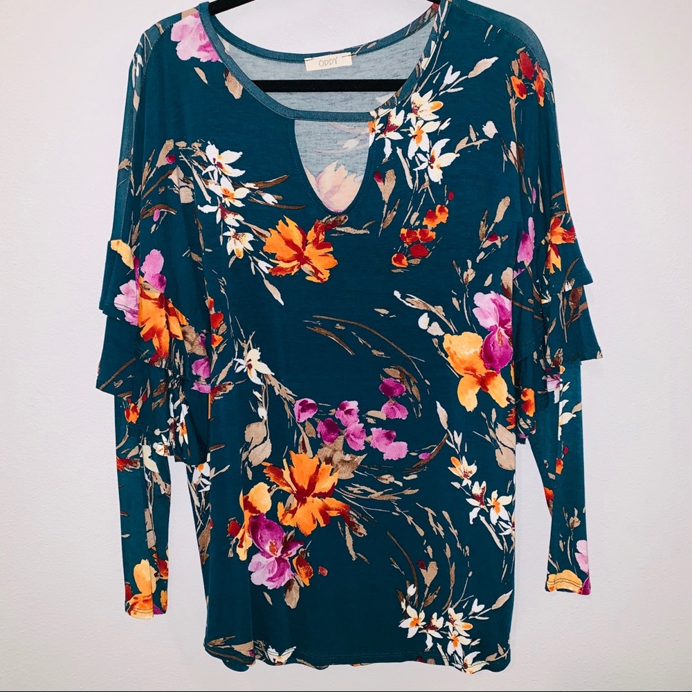 💫Oddy Plus Size Floral Shirt